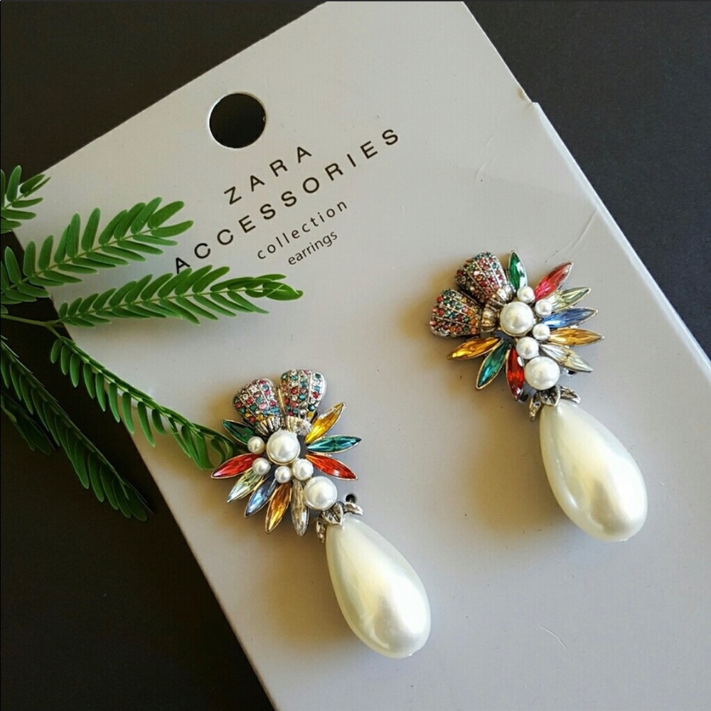 Zara Large Statement Earring New - Picture 2 of 4
